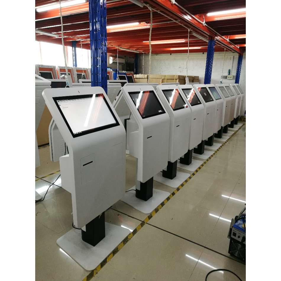 22inch display kiosk with receipt printer