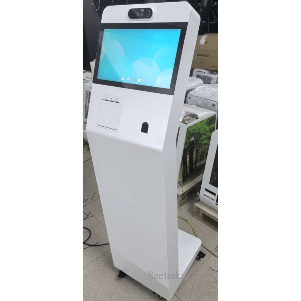 China kiosk with fingerprint reader