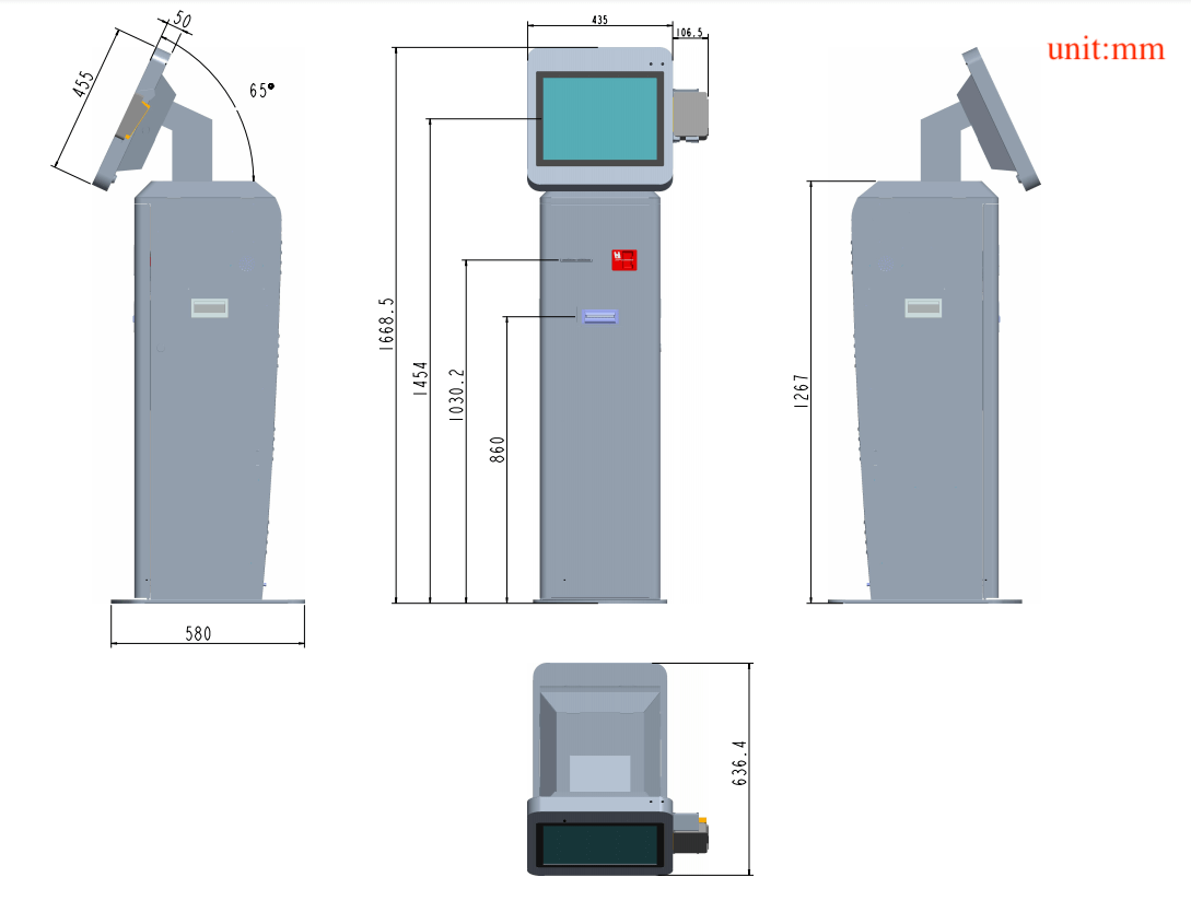 cash payment kiosk return