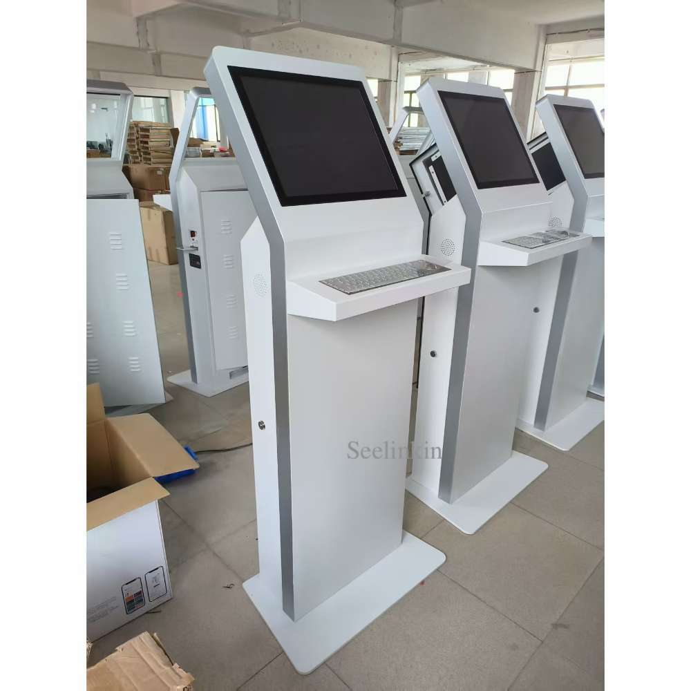 kiosk with keyboard