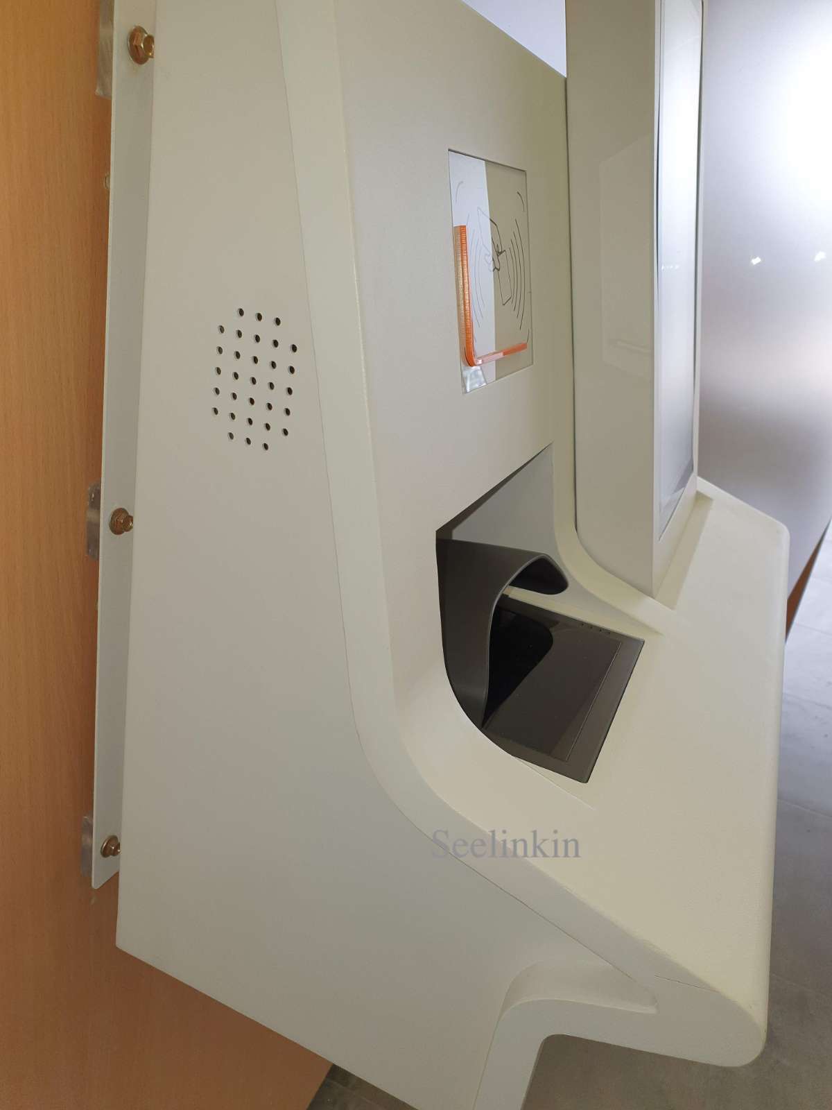 self-service wall mounted kiosk