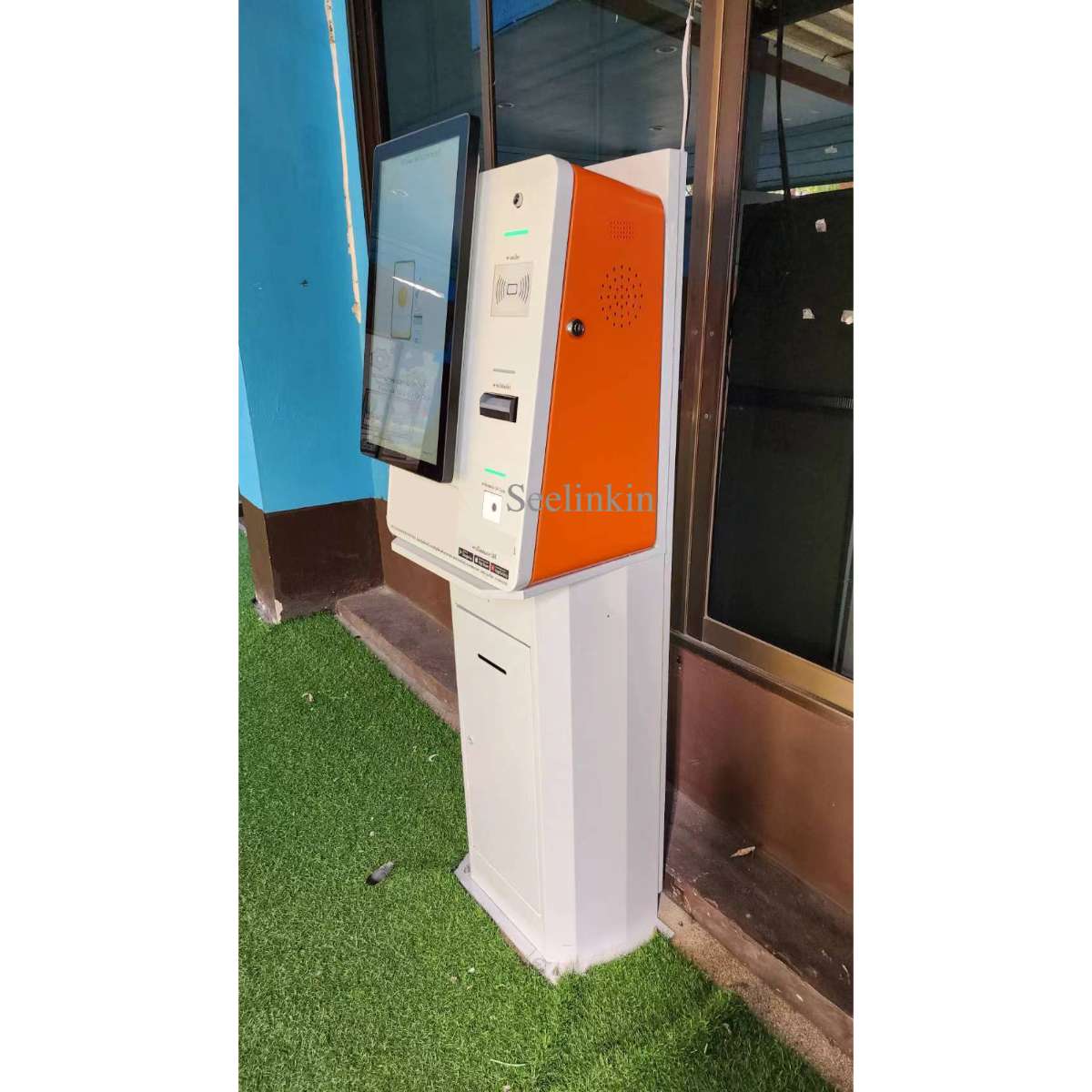 wall kiosk pedestal