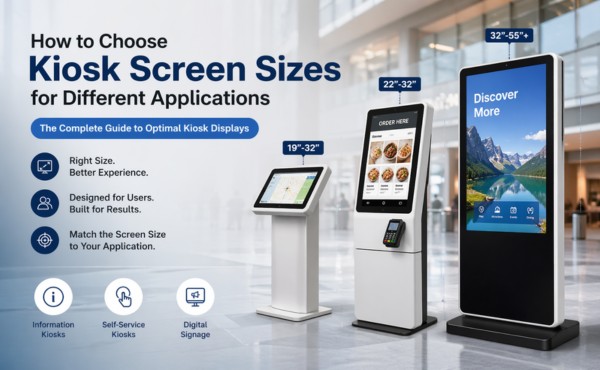 How to Choose Kiosk Screen Sizes for Different Applications