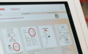 Self-Service Kiosk Screen Display