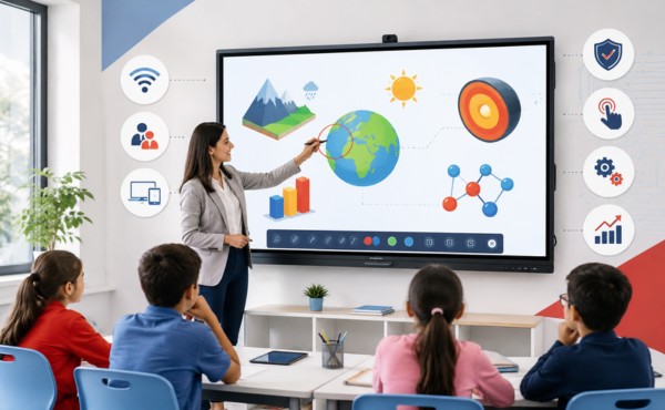 Digital interactive whiteboards for classrooms and meeting rooms