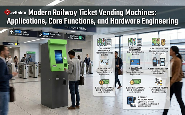 Modern Railway Ticket Vending Machines